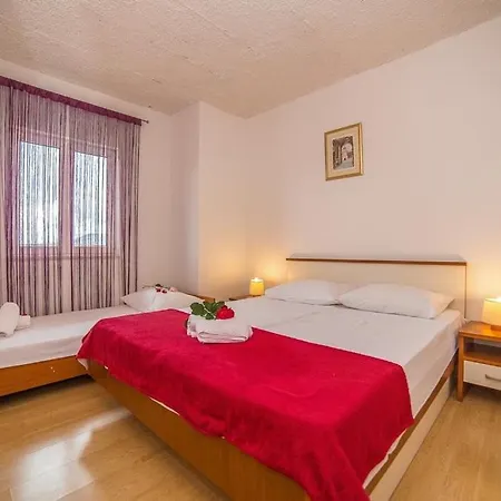 Apartment In Okrug Gornji With Sea View, Balcony, Air Conditioning, Wifi 5048-4 *